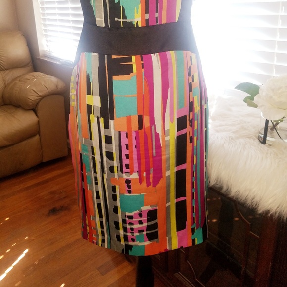 Allen B for Allen Schwartz Multi Color Dress - Picture 3 of 6